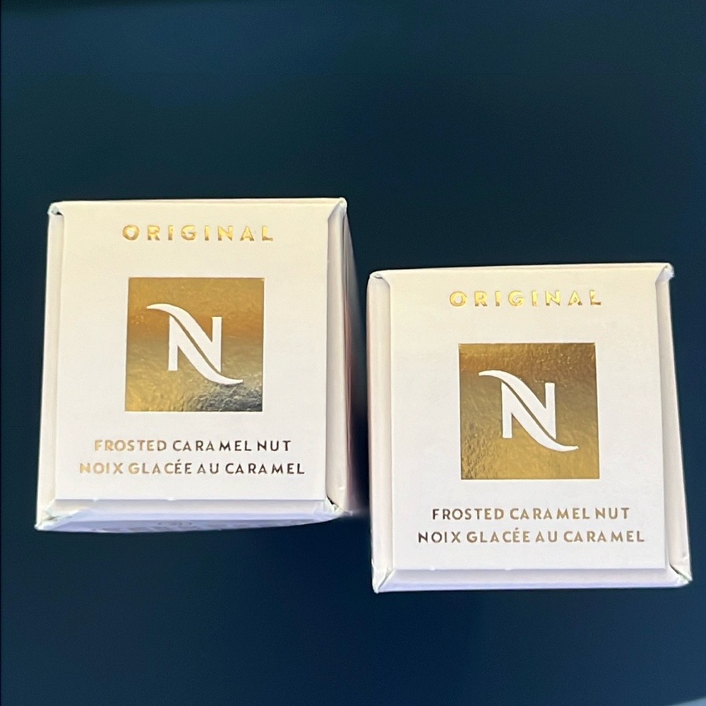 Nespresso Original 2023 Limited Edition Frosted Caramel Nut Sleeves